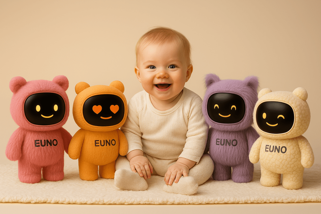 Famille de Euno avec un bébé.